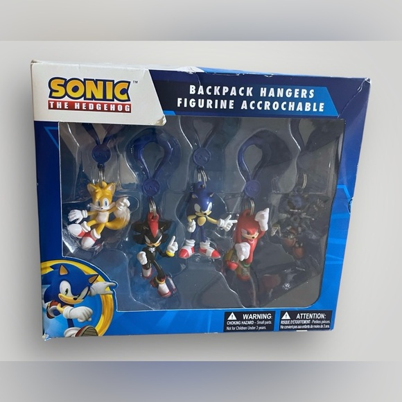 NWT Unopened SEGA Sonic The Hedgehog 5 Figurine
Backpack Keychain Collection Set - Picture 5 of 6